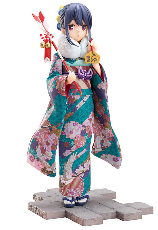 Yuru Camp FURYU Corporation Yuru Camp Rin Shima Furisode ver. 1/7 Scale Figure