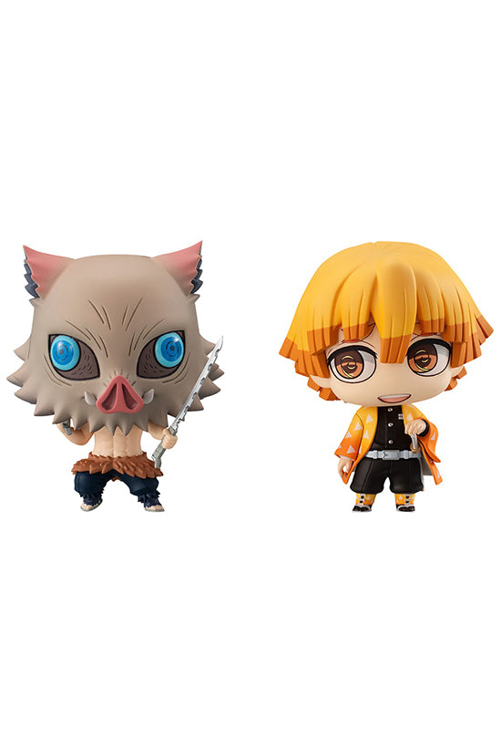 012 DEMON SLAYER: Kimetsu no yaiba MEGAHOUSE CHIMIMEGA Buddy Series ZENITSU & INOSUKE (with gift)