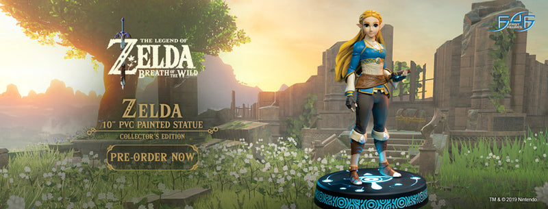 The Legend of Zelda: Breath of the Wild First 4 Figures Zelda PVC Statue Collector's Edition