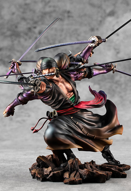 ONE PIECE MEGAHOUSE Portrait.Of.Pirates WA-MAXIMUM Roronoa Zoro ver. Demon Spirit Kyuutou-ryuu Asura (Limited Repeat)