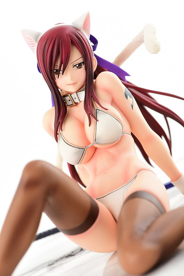 Fairy Tail OrcaToys Erza Scarlet WHITE CAT Gravure Style