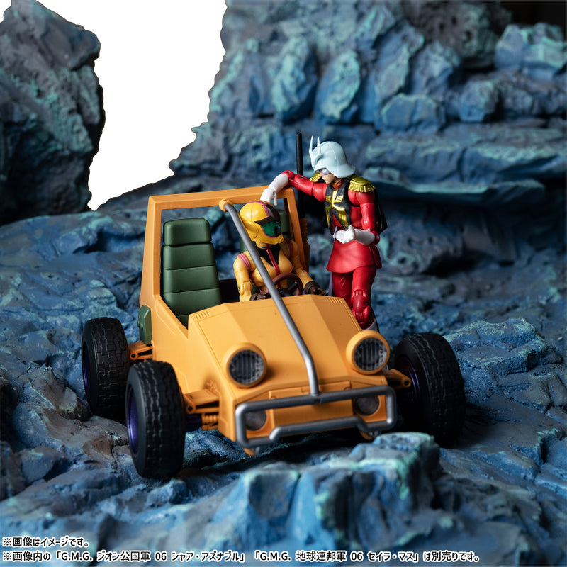 GUNDAM MOBILE SUIT MEGAHOUSE G.M.G.（Gundam Military Generation）Earth Federation 08V-SP General Soldier & buggy