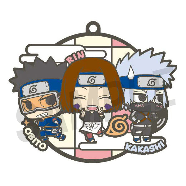 NARUTO three-man cell! MEGAHOUSE Rubber Mascot Buddycolle (repeat) (set of 6 Characters)