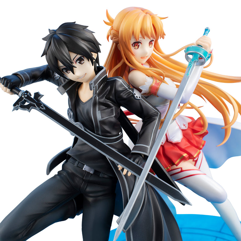 SAO キリト&アスナ10th anniversary メガハウス　フィギュア MegaHouse Sword Art Online 10th Anniversary Lucrea Kirito