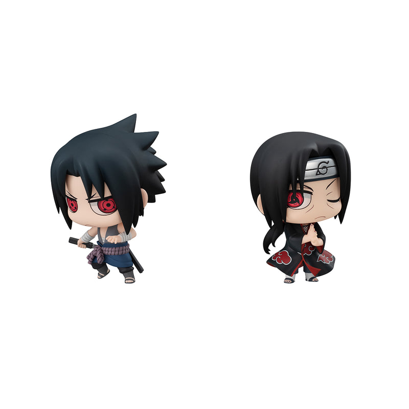 009 NARUTO MEGAHOUSE CHIMIMEGA BUDDY NARUTO UCHIHA SASUKE & ITACHI SET