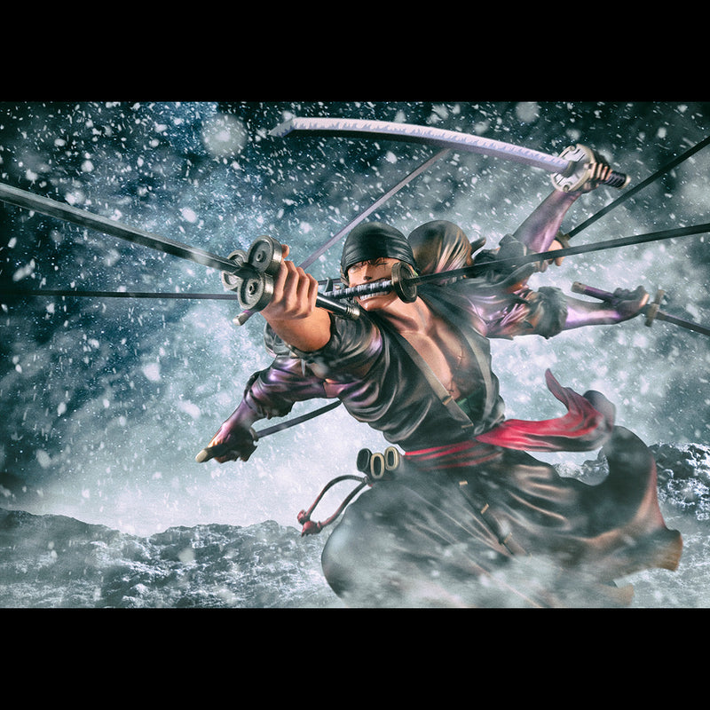 ONE PIECE MEGAHOUSE Portrait.Of.Pirates WA-MAXIMUM Roronoa Zoro ver. Demon Spirit Kyuutou-ryuu Asura (Limited Repeat)