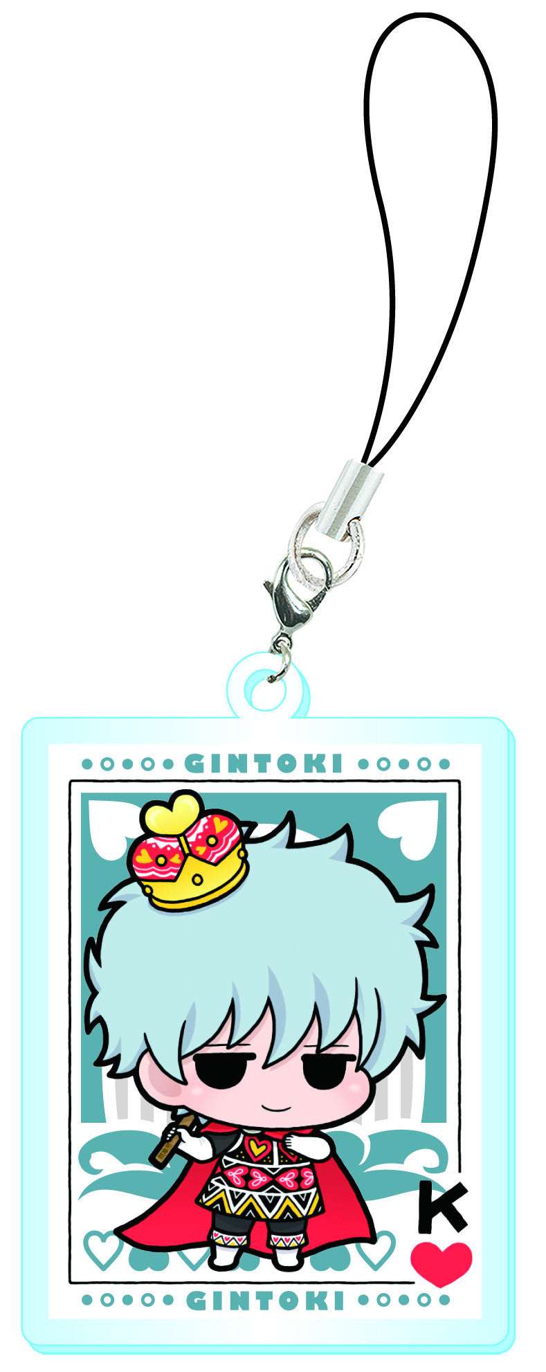 GINTAMA MEGAHOUSE ACRYLIC W/ STRAP GIN SAN'S CARDS (box of 6)
