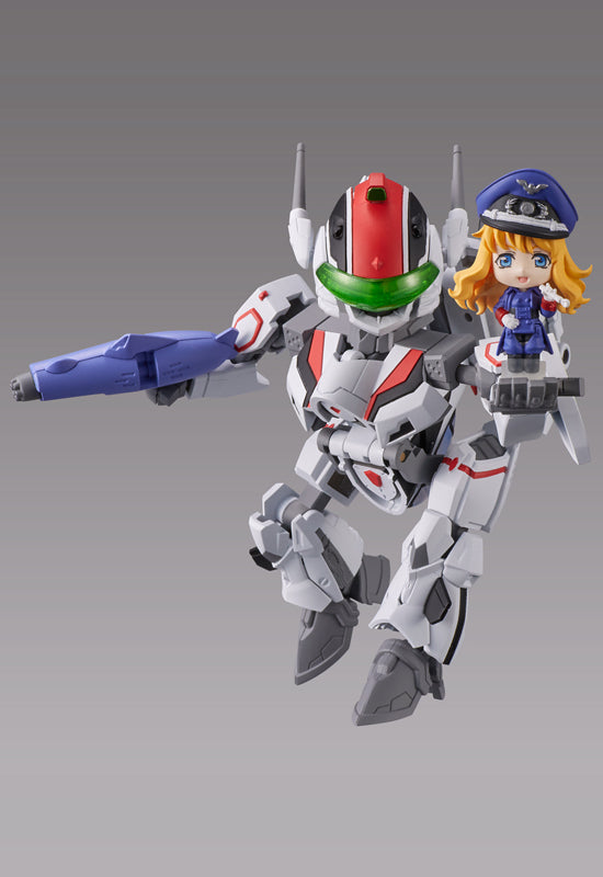 Macross Frontier Bandai TINY SESSION VF-25F Messiah Valkyrie (Alto Machine) with Cheryl (JP)