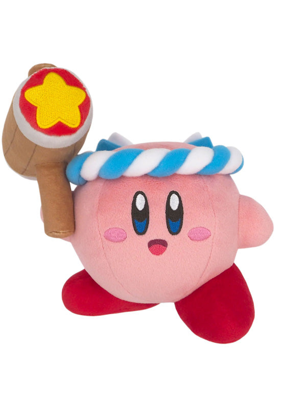 Kirby's Dream Land Sanei-boeki ALL STAR COLLECTION Plush KP62 Hammer Kirby (S Size)