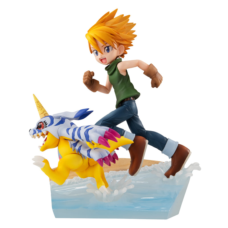 Digimon Adventure MEGAHOUSE G.E.M. series Yamato Ishida & Gabumon 2022 ver