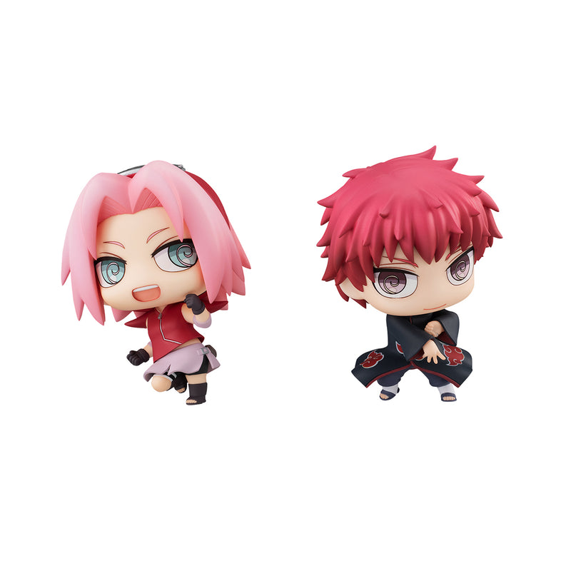 013 NARUTO MEGAHOUSE CHIMIMEGA Buddy Series  HARUNO SAKURA & SASORI set (with gift)