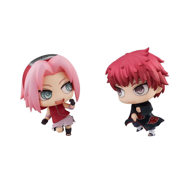 013 NARUTO MEGAHOUSE CHIMIMEGA Buddy Series  HARUNO SAKURA & SASORI set (with gift)