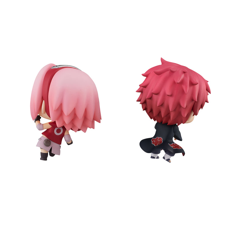 013 NARUTO MEGAHOUSE CHIMIMEGA Buddy Series  HARUNO SAKURA & SASORI set (with gift)