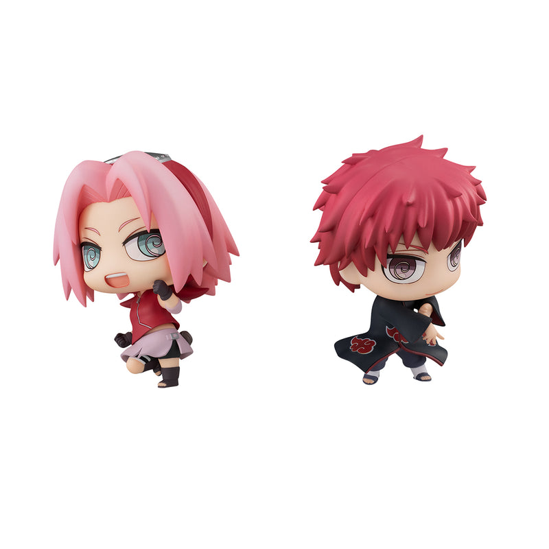 013 NARUTO MEGAHOUSE CHIMIMEGA Buddy Series  HARUNO SAKURA & SASORI set (with gift)