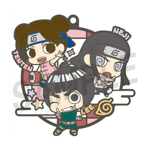 NARUTO three-man cell! MEGAHOUSE Rubber Mascot Buddycolle (repeat) (set of 6 Characters)