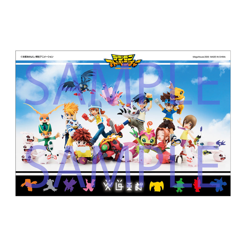 DIGIMON ADVENTURE MEGAHOUSE DIGI COLLE MIX SET of 8【with gift】