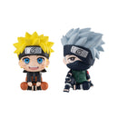 NARUTO MEGAHOUSE LOOK UP SERIES UZUMAKI NARUTO & HATAKE KAKASHI set 【with gift】