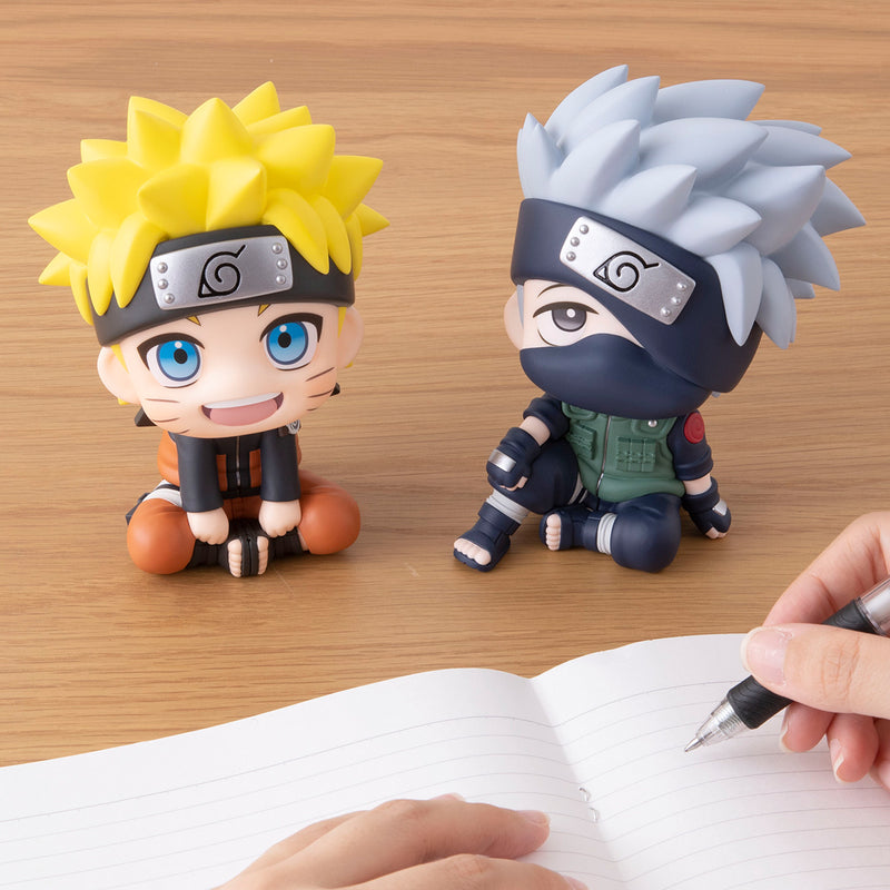 NARUTO MEGAHOUSE LOOK UP SERIES UZUMAKI NARUTO & HATAKE KAKASHI set 【with gift】