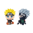 NARUTO MEGAHOUSE LOOK UP SERIES UZUMAKI NARUTO & HATAKE KAKASHI set 【with gift】
