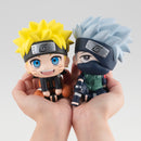 NARUTO MEGAHOUSE LOOK UP SERIES UZUMAKI NARUTO & HATAKE KAKASHI set 【with gift】