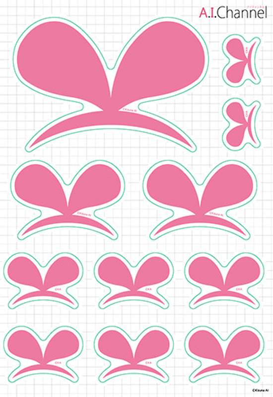 Kizuna AI Good Smile Company Kizuna AI: AI-chan's Ribbon Stickers