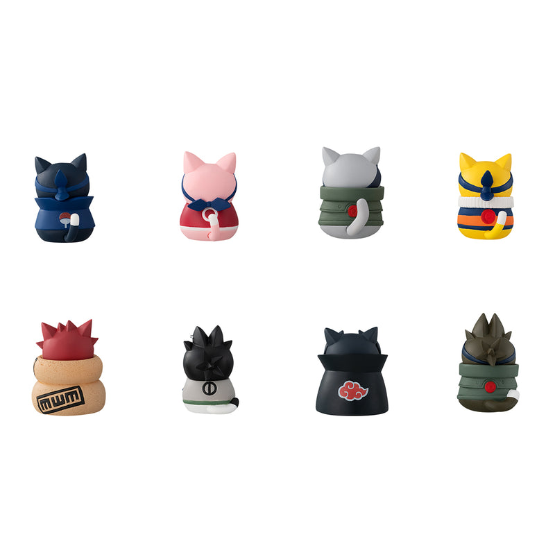 NARUTO NYARUTO! MEGAHOUSE CATS of KONOHA VILLAGE (Set of 8 Characters)