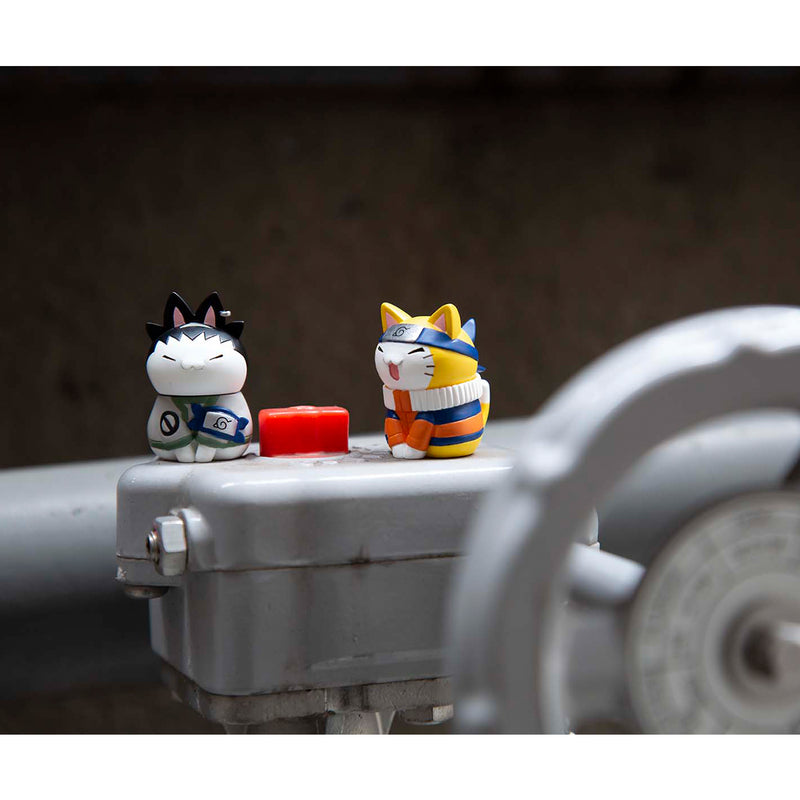 NARUTO NYARUTO! MEGAHOUSE CATS of KONOHA VILLAGE with premium can mascot (BOX SET)