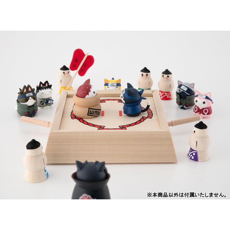 NARUTO NYARUTO! MEGAHOUSE CATS of KONOHA VILLAGE with premium can mascot (BOX SET)