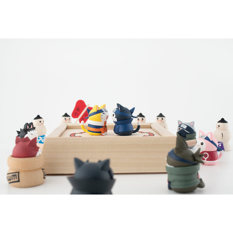 NARUTO NYARUTO! MEGAHOUSE CATS of KONOHA VILLAGE (Set of 8 Characters)
