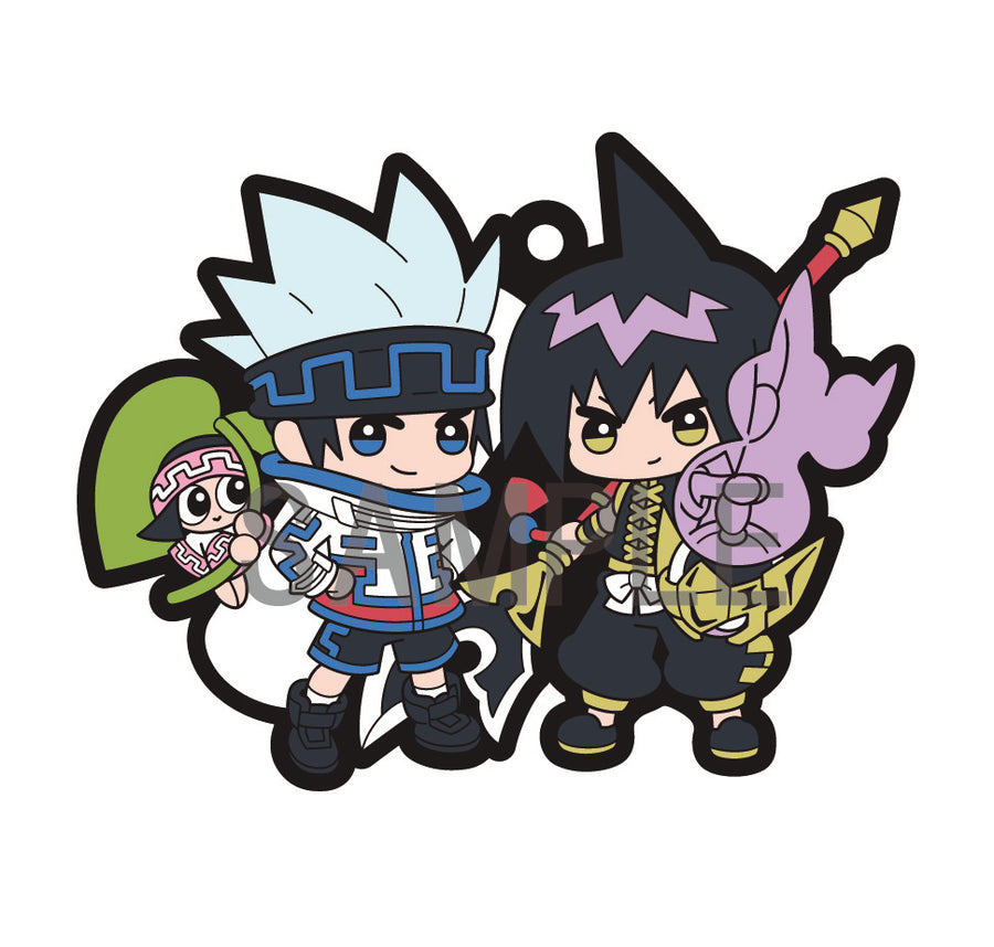 SHAMAN KING MEGAHOUSE RUBBER MASCOT BUDDYCOLLE (1 Random Blind Box)