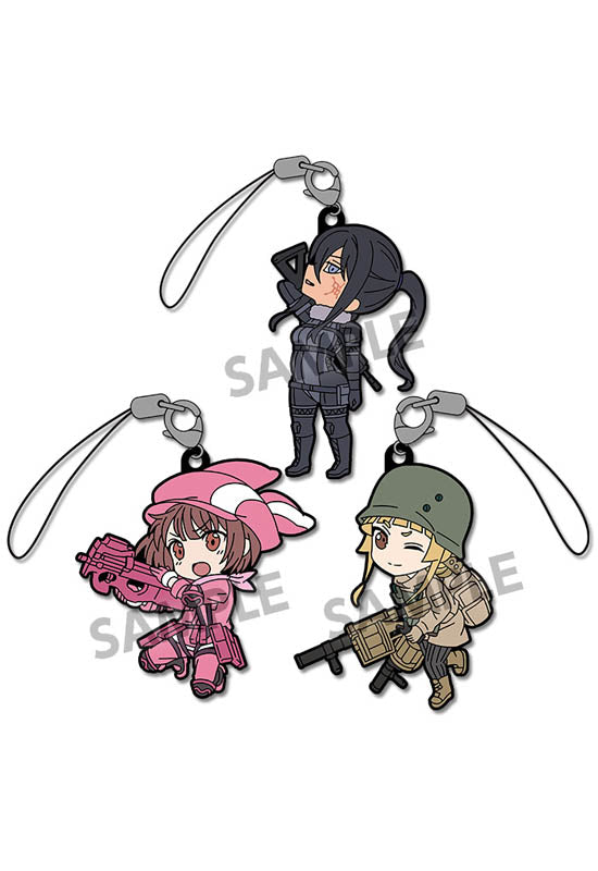 Sword Art Online Alternative Gun Gale Online HOBBY STOCK  Pikuriru! Sword Art Online Alternative Gun Gale Online Rubber Strap Set