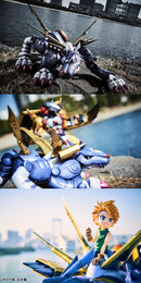 Digimon Adventure MEGAHOUSE Precious G.E.M. Metal Garurumon & Ishida Yamato [repeat]