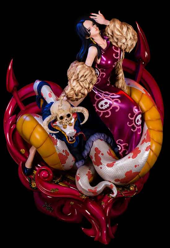 One Piece UNIQUE ART STUDIO Boa Hancock - One Piece Log Collection Statue