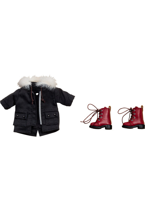 Nendoroid Doll Warm Clothing Set: Boots & Mod Coat (Black)