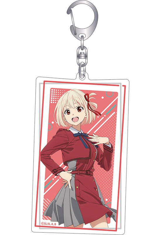 Lycoris Recoil Movic Changing Acrylic Key Chain Nishikigi Chisato