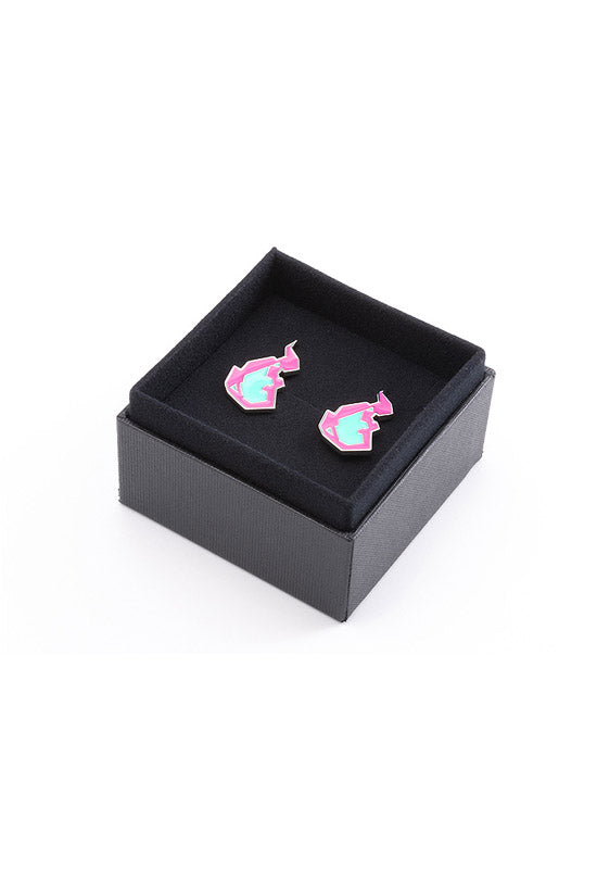 PROMARE ORANGE ROUGE Burnish Flare Clip-On Earrings