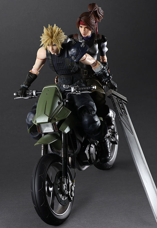 FINAL FANTASY VII REMAKE Square Enix PLAY ARTS KAI JESSIE, CLOUD & MOTORCYCLE SET