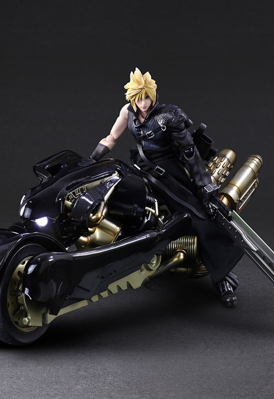 Final Fantasy VII Advent Children Square Enix Play Arts Kai Cloud Strife & Fenrir