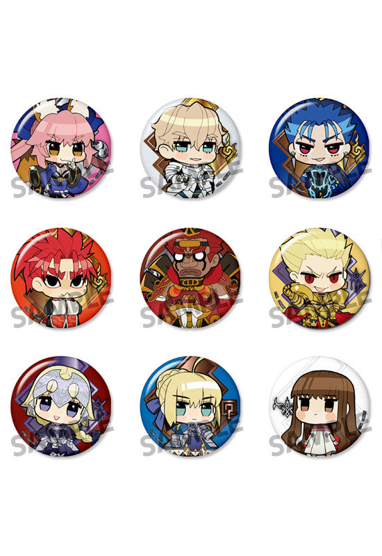 Fate/EXTELLA HOBBY STOCK Fate/EXTELLA Can Badge Collection vol.2 (Set of 9 Characters)