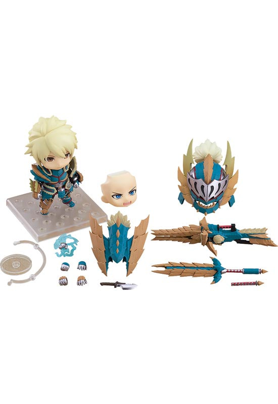 1421‐DX MONSTER HUNTER WORLD: ICEBORNE CAPCOM Nendoroid Hunter: Male Zinogre Alpha Armor Ver. DX