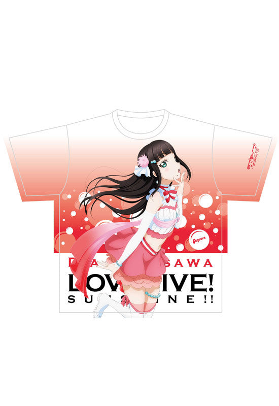 Love Live! Sunshine!! KADOKAWA Full Graphic T-shirt KUROSAWA DIA