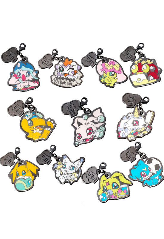 DIGIMON ADVENTURE MEGAHOUSE Metalic charm SUMMER BOX (Box Set of 11 Characters)