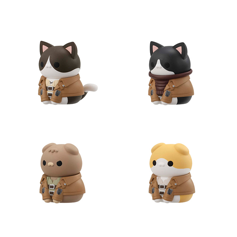 MEGA CAT PROJECT MEGAHOUSE Attack on Titan  Attack on Tinyan Gathering Scout Regiment danyan! set 【with gift】