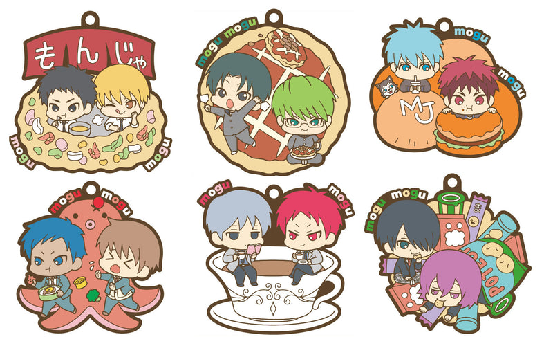 Kuroko no Basket MEGAHOUSE RUBBER MASCOT MOGUMOGU (Set of 6 Characters)