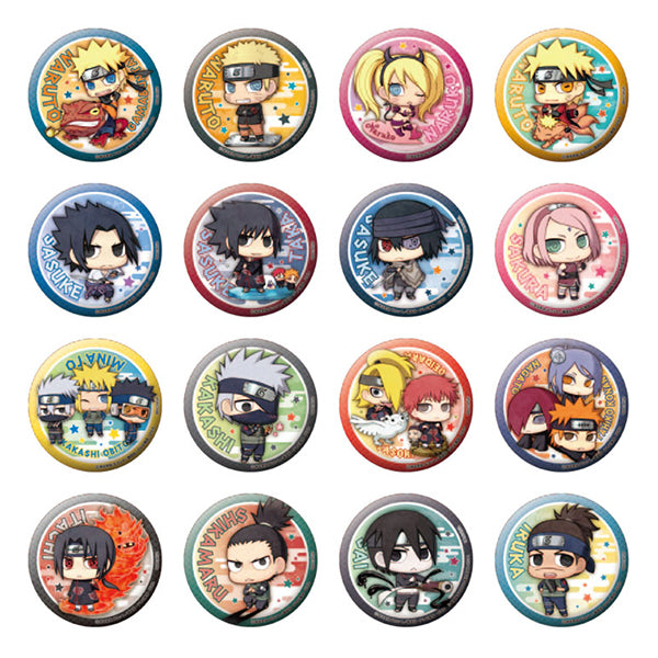 NARUTO-SHIPPUDEN MEGAHOUSE BUTTON BADGE COLLECTION  A NEW GENERATION! (Box of 16 Random Blind Badge)