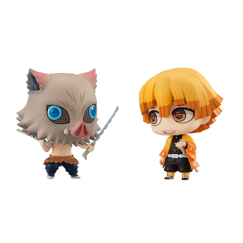 012 DEMON SLAYER: Kimetsu no yaiba MEGAHOUSE CHIMIMEGA Buddy Series ZENITSU & INOSUKE (with gift)