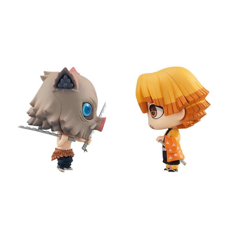 012 DEMON SLAYER: Kimetsu no yaiba MEGAHOUSE CHIMIMEGA Buddy Series ZENITSU & INOSUKE (with gift)