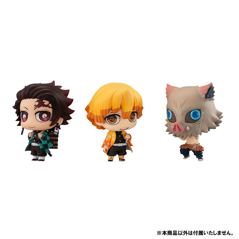 012 DEMON SLAYER: Kimetsu no yaiba MEGAHOUSE CHIMIMEGA Buddy Series ZENITSU & INOSUKE (with gift)