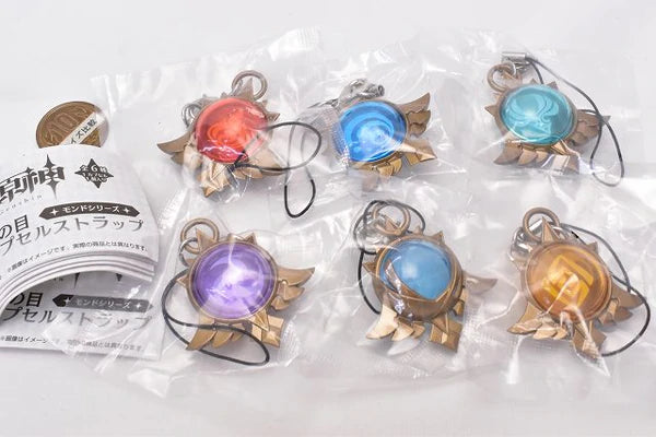 Genshin Impact Bushiroad Creative Vision Capsule Strap Mondstadt Series(1 Random)