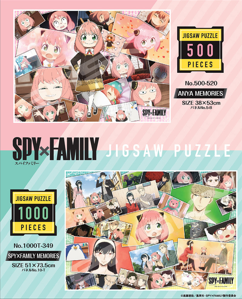 SPY x FAMILY Ensky Jigsaw Puzzle 500 Piece 500-520 Anya Memories